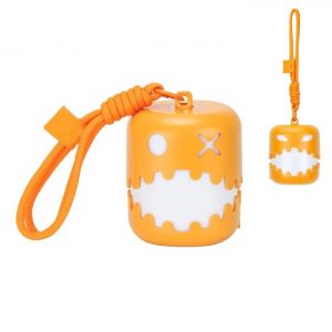 OOC Multicolor Halloween Pumpkin Nightlight Color-Changing LED Lightweight Pumpkin Decor Lamp Novelty Compact Pull-On Cord Switch Nightlight Halloween Party