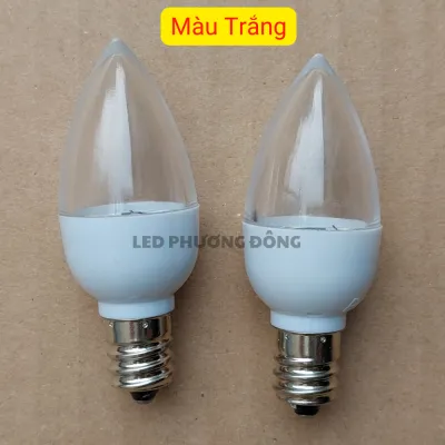 Cặp bóng đèn LED Trái Ớt Đèn Quả Nhót trang trí bàn thờ ông địa