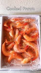 Cooked Prawn 21/25 (±700g/pack) / Udang Masak Manis/ 熟虾 Cook Sweet Red Shrimp Frozen Seafood - Rawang Seafood