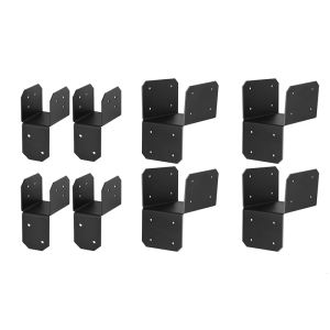 4Pcs Post Caps Tie Bracket for Post to Beam Wooden house Hanger Joint Post Caps Light Steel Frame Anchors Connector