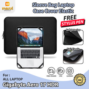 Gigabyte Aero 17 inch HDR Tas Laptop Premium Sleeve Elastis Case Cover Hand Bag Model Smooth Zipper Soft Material Bag