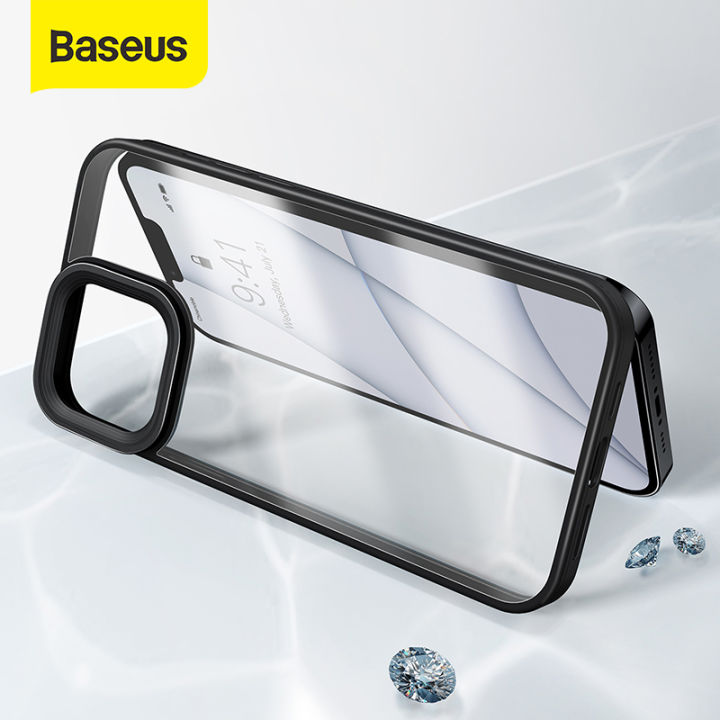 Baseus Phone Case For iPhone 13 Pro Max Transparent Clear Case Coque Thin Soft PC Back Cover For iPhone 13 series