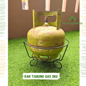 Rak Tabung Gas Elpiji 3kg Bahan Besi Kokoh Lantai Anti Karat