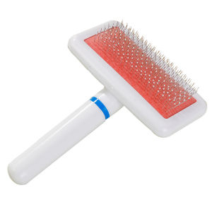 Pet Grooming Brush – Gentle Detangling Comb for Dogs & Cats with Stainless Steel Pins and Cushioned Head