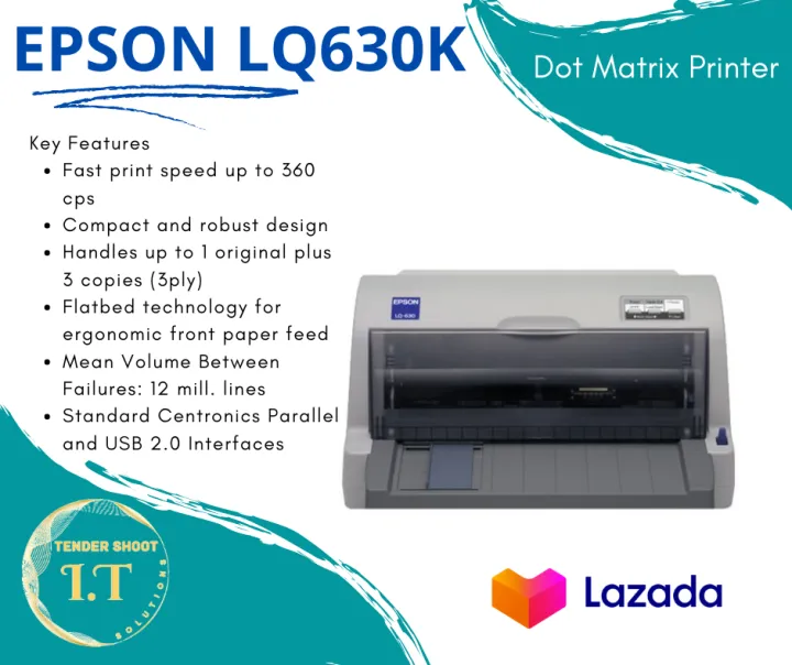 Brand new! EPSON LQ-630 LQ630 LQ 630 LQ630K LQ-630K LQ 630K Dot Matrix Printer
