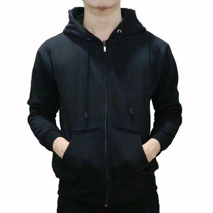 Jaket hoodie zipper sales polos