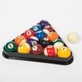 Segitiga Billiard Ukuran Bola 1 6/8" Segitiga Bola Billiard 1 6/8" Bahan Plastik Tebal Kuat Hitam. 