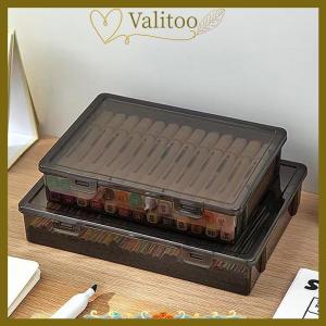 [Valitoo] 1Pc Document Organizer Box Household Certificate File A4 Box Important Information Registration Book Dust Proof Storage Case