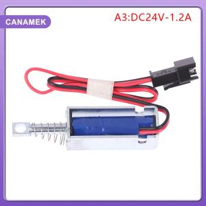 【CANAMEK】 SM-0537 Electromagnetic Lock DC 6V 12V 24V Magnetic Lock 1.5A 2A 1.2A Lock Linear Solenoid Electromagnets For Vending Machine.