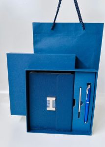 Buku Agenda Hampers 2in1 Notebook A5 Exclusive Bonus Ballpoint dan Totebag Buku Catatan Agenda A013