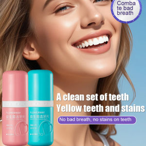Buy 1 Take 1 【Trending Now】Probiotic Dental Cleaning Tablets Portable Solid Toothpaste Fresh Breath & Teeth Brightening