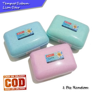 Tempat Sabun / Kotak Sabun Wadah / Kotak Serbaguna / Rak Sabun Kamar Mandi /Tempat Sabun Batang Lion Star Livina-Aurora Store(COD)