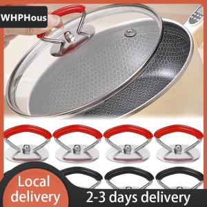 [COD] WHPHous Ship within 24 hours 1Pc Universal Cookware Knobs Anti-Scalding Pan Cover Handles Stainless Steel Pot Lid Grips Replacement Cookware Lid Handgrip