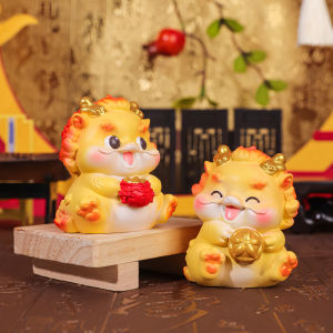 Tượng trang trí tượng rồng decor ô tô và trang trí để bàn đồ trang trí Taplo xe ô tô chiêu tài lộc - Happy Home 4U