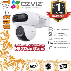 Ezviz H90 Dual 4MP & 4MP Dual-Lens Pan & Tilt Wi-Fi Camera