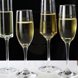 AMKado Gelas Champagne Kaca Premium Jernih Rekaan Tinggi Elegan Majlis Luxury Flute Glass Clear Wedding Party Celebration Tableware 香槟杯 AMK