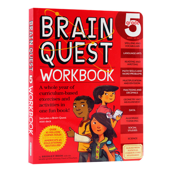 milu Brain Quest Workbook Grade5 Exercise Book brain quest | Lazada