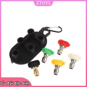 🎀ZTOYL✨ Đa chức năng áp lực cao Máy giặt lời khuyên thiết lập với vòi phun chủ 5 7 vòi phun lời khuyên 1 4 inch nhanh chóng kết nối DIY phụ kiện