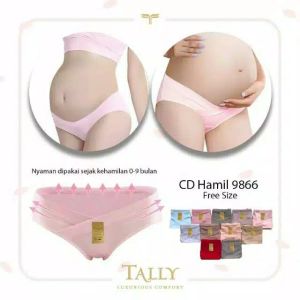Celana Dalam Ibu Hamil Sepinggul Tally 9866 All Size / CD Bumil Tally 9866