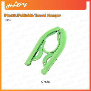 Foldable Plastic Travel Hanger Portable Folding Travel Cloth Hanger Lipat (1 pcs)