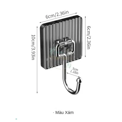 Móc Dán Tường Chịu Lực Siêu Dính Treo Đồ Vật Dụng Đa Năng Tiện Ích Thiết Kế Sang Trọng