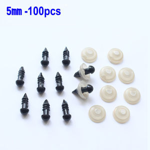 【Local delivery】 100PCS 5mm 7mm 10mm Plastic Animal Safety Eyes For Toys Teddy Bear Stuffed For Dolls Craft 306A-LZC-Plush-Eyes-Kit