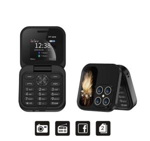 New 2024 I17 Mini Flip Phone Keypad Cellphone FM Keypad PhoneMagic Voice MP3 Dual SIM With Flashlight COD