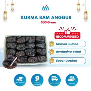 Kurma Bam Madinah Anggur 500 Gram | Kurma Anggur Madu Premium Original