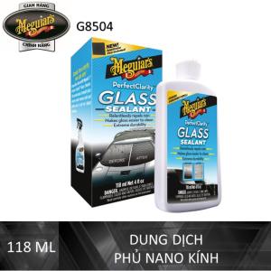 Meguiars Lớp phủ bảo vệ kính xe tạo hiệu ứng lá sen ( dung dịch chống bám nước trên kính) - Perfect Clarity Glass Sealant - G8504 4 oz
