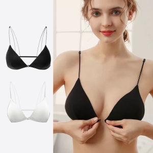 เสื้อใน ตะขอหน้า สายเล็ก สําหรับคนอกเล็ก ต้องการเสริมอึม อกสวย ใส่เลย