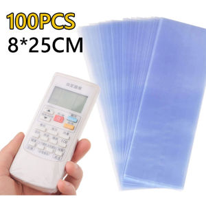 100pcs Universal Remote Control Heat Shrink Film Protective for Video TV Air Condition Clear Dust-proof Cover Bag