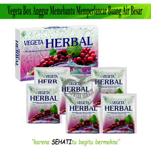 VEGETA HERBAL ANGGUR PER BOX MELANCARKAN BAB
