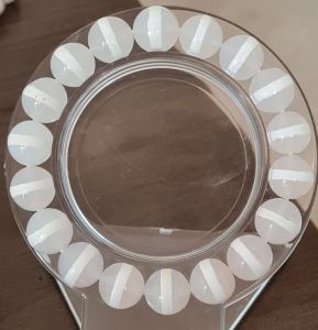 Natural White Agate Bracelet