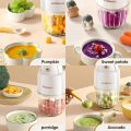 Baby Food Maker - Baby Food Processor Baby Food Blender for Baby Food, Fruit, Vegatable, Meat, Baby Food Puree Maker Make Fresh and Nutritious Meals for Your Little One (White), 300ml. 