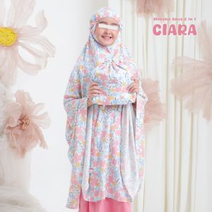 Mukena Anak Rayon Ciara Resleting Dagu