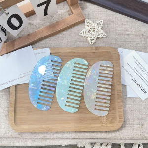 Portable Half-round Hairbrush Small Hair Comb for Travel