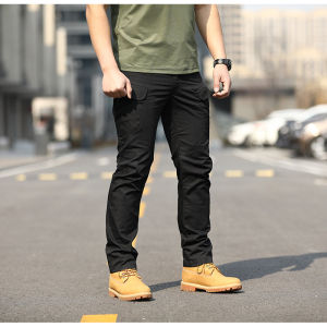 Bobby Cotton Tactical Pants Waterproof Mens Cargo Pants Overalls Trousers Casual Multi-pocket Pants IX7