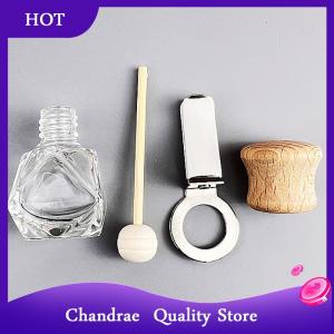 [Chandrae] Air Freshener Car Perfume Clip Essential Oil Diffuser Vent Empty Bottle Decoration Aromatherapy Bottle