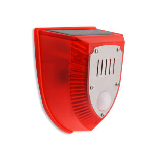 DIDI Outdoor Solar Motion Sensor Alarm with Remote Control 129DB with Motion Detector for Farm Yard Garden Garage Shed