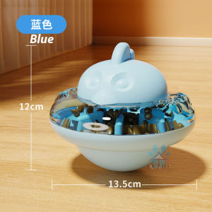 Pet Snack Leak Dispenser Toy Cat Dog Slow Feeder Food Leaker Chicken Tumbler Shape Mainan Kucing Anjing 猫咪玩具自嗨解闷不倒翁漏食器猫玩具狗耐啃咬慢食器宠物用品