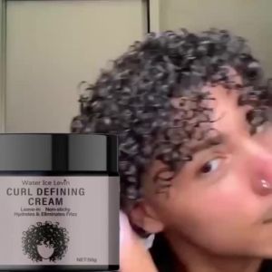 Curl Enhancer Moisturizing Cream for Wavy and Curly Hair Deep Conditioning Styling