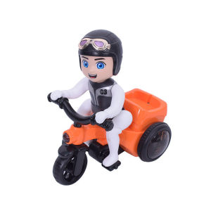 Trẻ Em Điện Đầu To Đóng Thế Khiêu Vũ Đồ Chơi Xe Ba Bánh Xoay Mát Mẻ Với Âm Nhạc Bé Trai Bé Gái Đi Xe Đạp