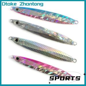 Dtake 1 Pieces Metal Lure Fishing Spoon Freshwater Fishing Hard LureSliceJigBait Spoon Fishing Tackle Metal Jigging