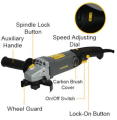 LOTUS Heavy Duty 1000W Angle Grinder 4 Trigger with carbon brush LTSG1000PX TFM LPT. 