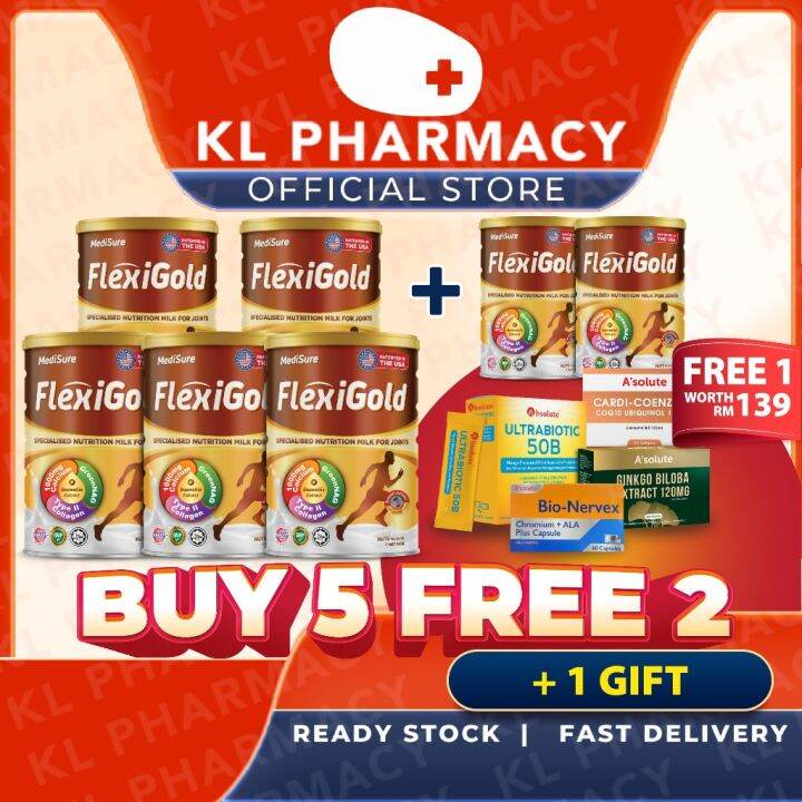 BUY 5 FREE 2 PHAACY STOCKORIGINAL FlexiGold Milk For Bones And Joints ...