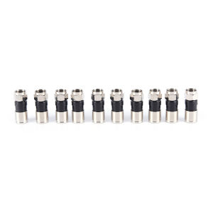 [Alex Do] Hot Sale 10 pcs RG6 F Type Compression 2.7cm high quality Snap Seal Plug Connector
