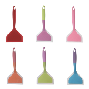 Kitchen Essential Silicone Spatula Comfortable Grip Frying Spatula Suitable for Daily Cooking and Camping Use