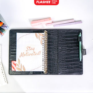 Flashee Loose Leaf Binder Gratitude Planner A5 HVS 100 Gsm Kertas Planner Binder B5 Refill Binder