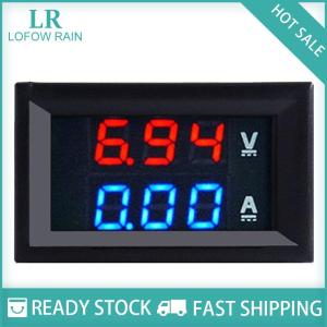 LF Wholesale✨Flash Sale ✨ Dc 0-100V 10A kỹ thuật số vôn kế Ampe kế hiển thị kép Điện áp Detector hiện tại Meter Bảng điều chỉnh Amp Volt đo 0.28 Red Blue LED