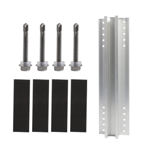 Adjustable Solar Panel Mounting Bracket Roof Mount Wide Photovoltaic Support Short Rail Bracket for Solar Panel System